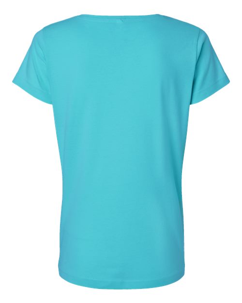 Women's Fine Jersey Tee - Caribbean