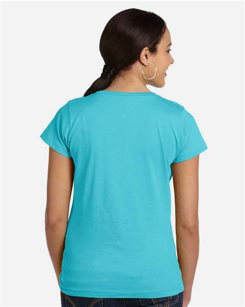 Women's Fine Jersey Tee - Caribbean
