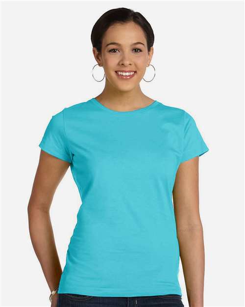Women's Fine Jersey Tee - Caribbean