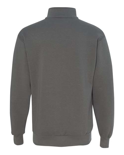 Unisex USA-Made Quarter-Zip Sweatshirt - Charcoal