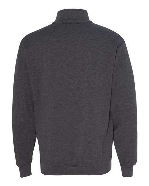 Unisex USA-Made Quarter-Zip Sweatshirt - Charcoal Heather