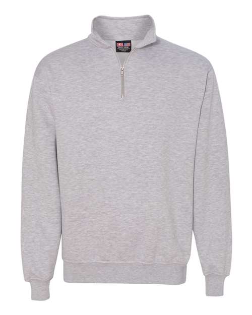 Unisex USA-Made Quarter-Zip Sweatshirt - Dark Ash