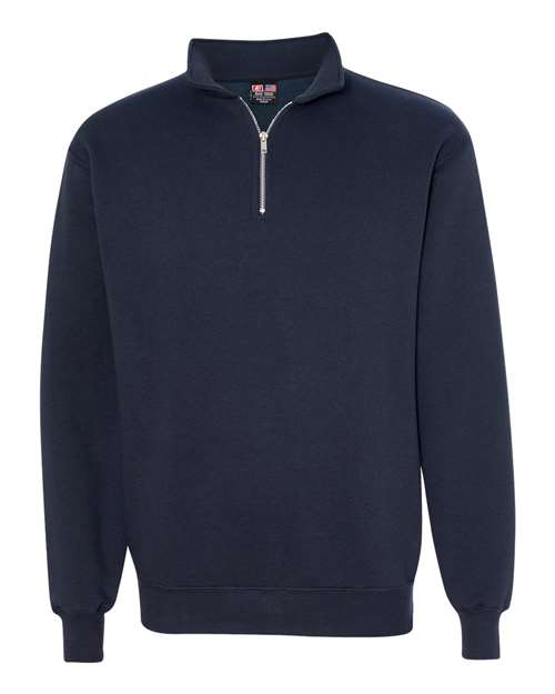 Unisex USA-Made Quarter-Zip Sweatshirt - Navy
