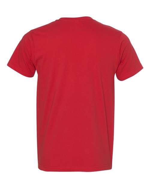 Unisex USA-Made Fine Jersey T-Shirt - Red