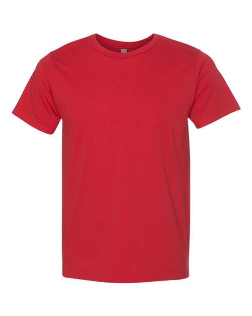 Unisex USA-Made Fine Jersey T-Shirt - Red