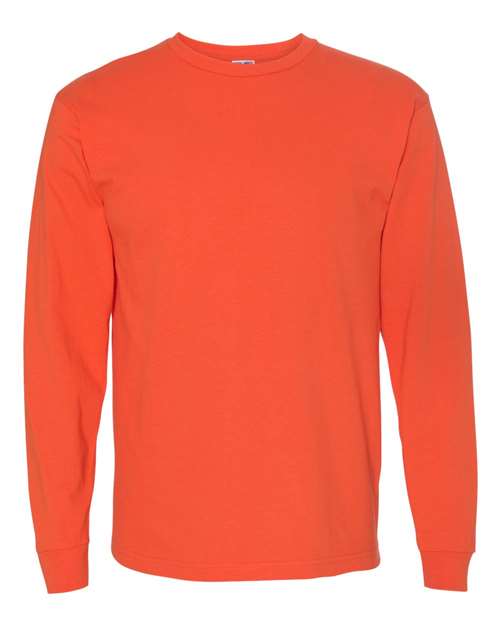 Unisex USA-Made Long Sleeve T-Shirt - Bright Orange