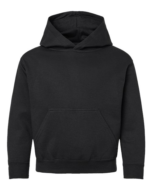 Youth Fleece Hoodie Sweatshirt - Black