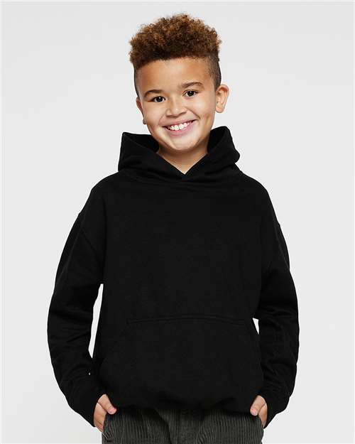 Youth Fleece Hoodie Sweatshirt - Black