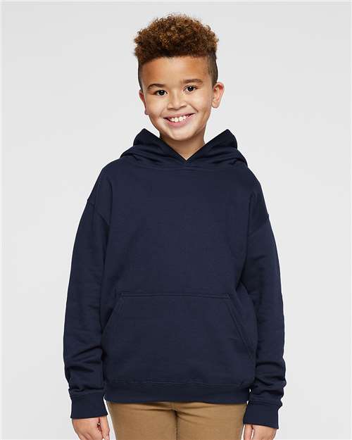 Youth Fleece Hoodie Sweatshirt - Navy