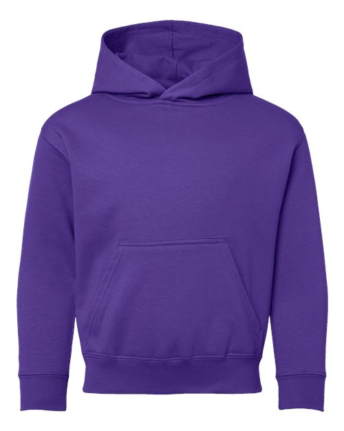 Youth Fleece Hoodie Sweatshirt - Purple