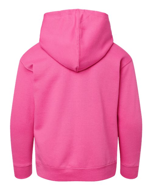 Youth Fleece Hoodie Sweatshirt - Raspberry