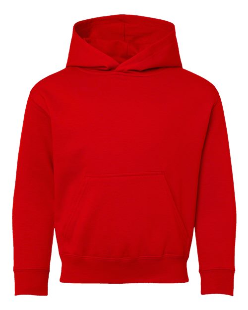 Youth Fleece Hoodie Sweatshirt - Red
