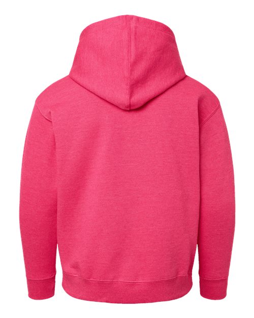 Youth Fleece Hoodie Sweatshirt - Vintage Hot Pink
