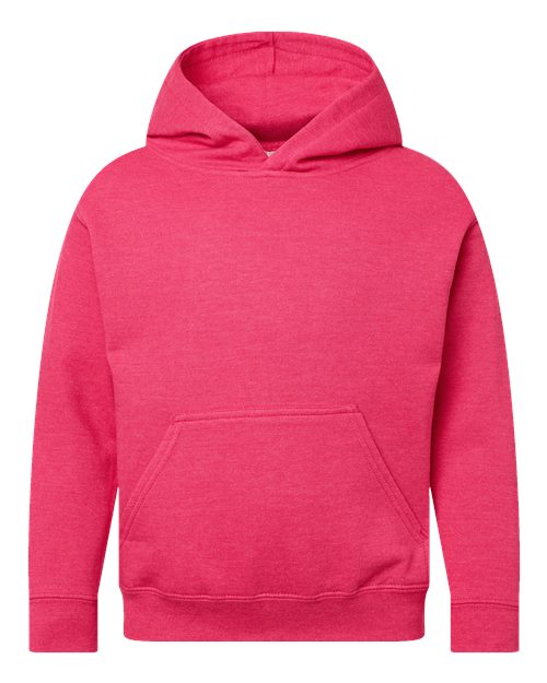 Youth Fleece Hoodie Sweatshirt - Vintage Hot Pink