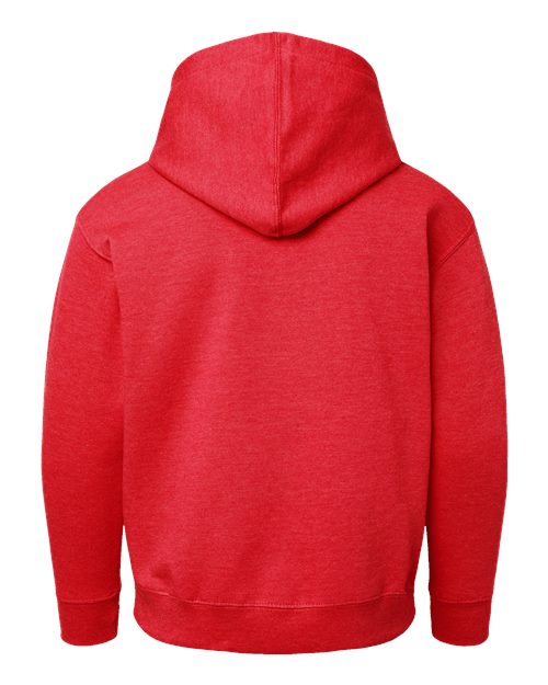 Youth Fleece Hoodie Sweatshirt - Vintage Red
