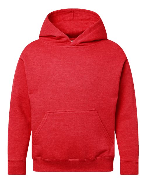 Youth Fleece Hoodie Sweatshirt - Vintage Red