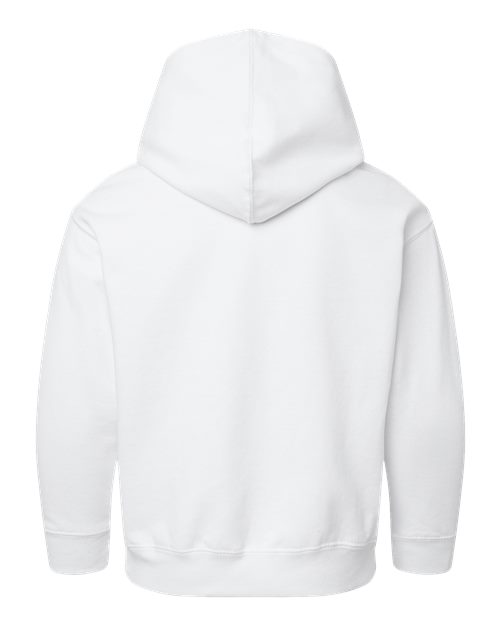 Youth Fleece Hoodie Sweatshirt - White