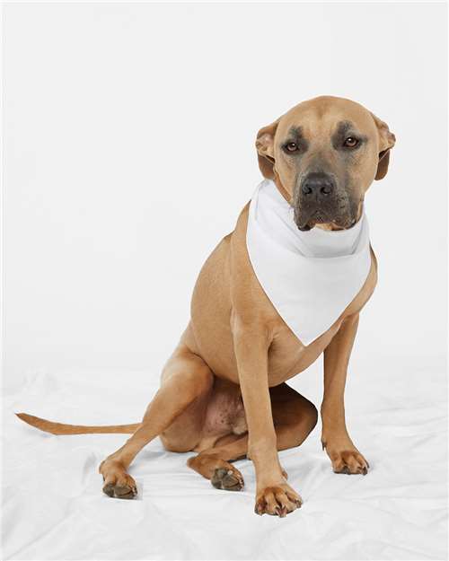 USA-Made Doggie Bandana - White