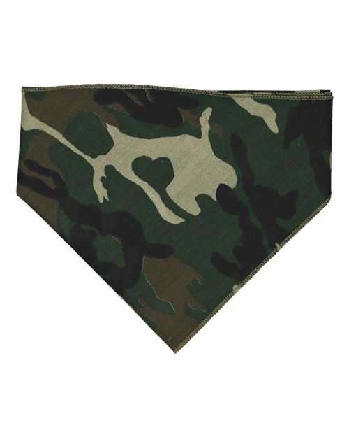 USA-Made Doggie Bandana - Green Woodland