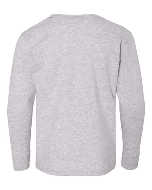 Youth Fine Jersey Long Sleeve Tee - Heather