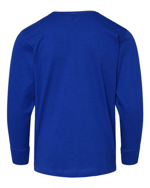 Youth Fine Jersey Long Sleeve Tee - Royal