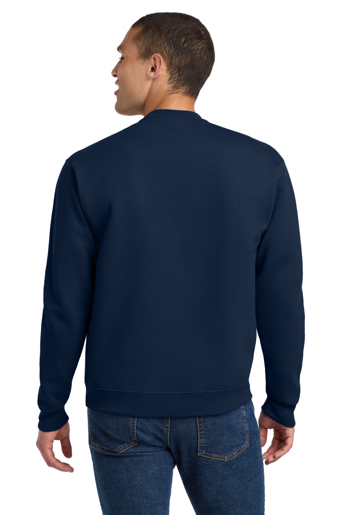 Jerzees Super Sweats NuBlend - Crewneck Sweatshirt - J. Navy