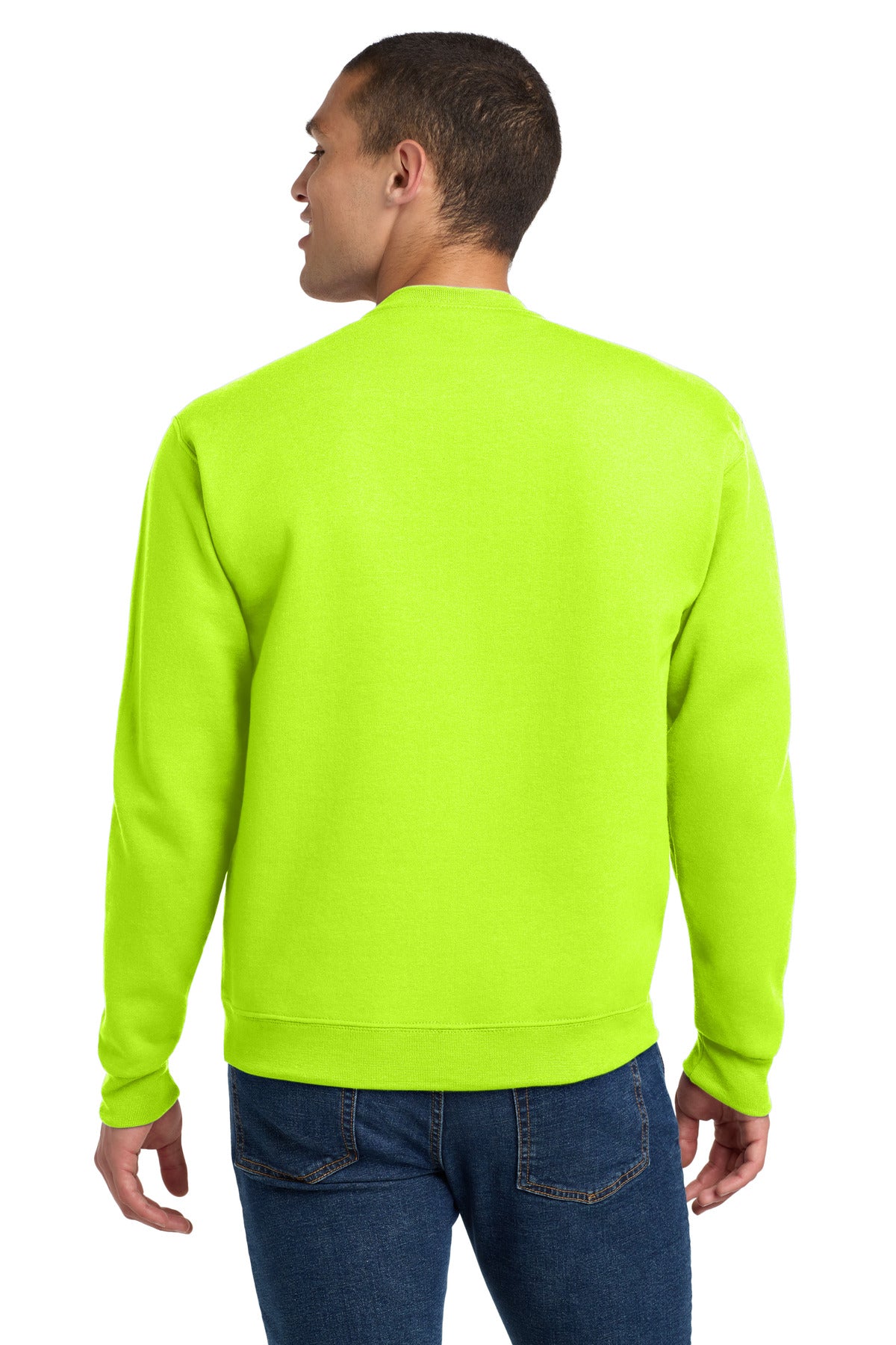 Jerzees Super Sweats NuBlend - Crewneck Sweatshirt - Safety Green