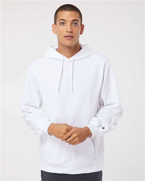Men's Performance Fleece Hooded Sweatshirt - White