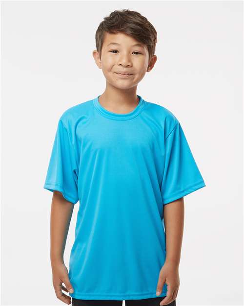 Youth Performance T-Shirt - Electric Blue