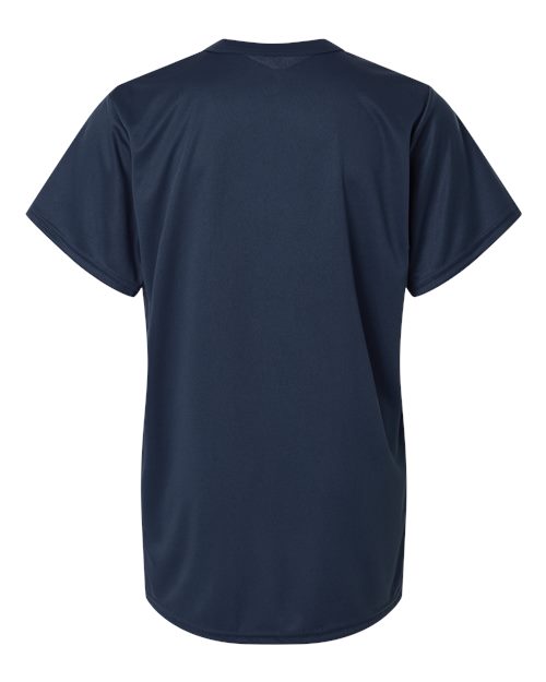 Youth B-Core Placket Jersey - Navy