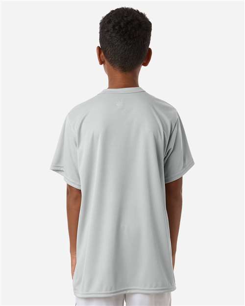 Youth B-Core Placket Jersey - Silver