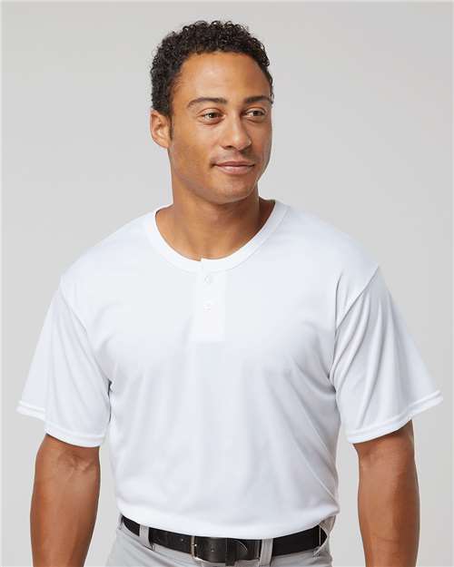 Men's B-Core Placket Jersey - White