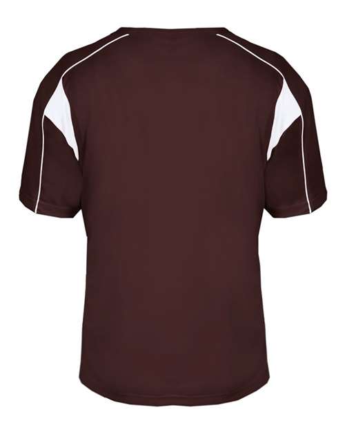 Maroon/ White