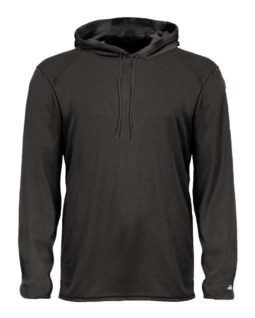 Unisex B-Core Hooded Long Sleeve T-Shirt - Black
