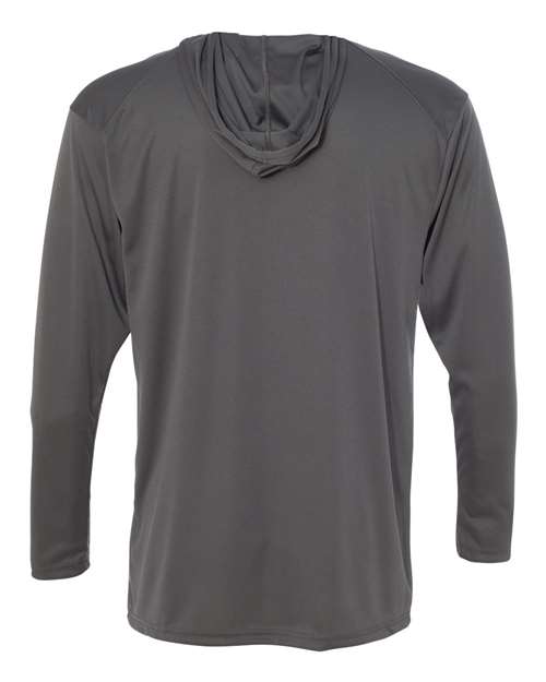 Unisex B-Core Hooded Long Sleeve T-Shirt - Graphite