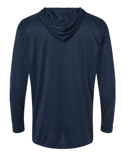 Unisex B-Core Hooded Long Sleeve T-Shirt - Navy
