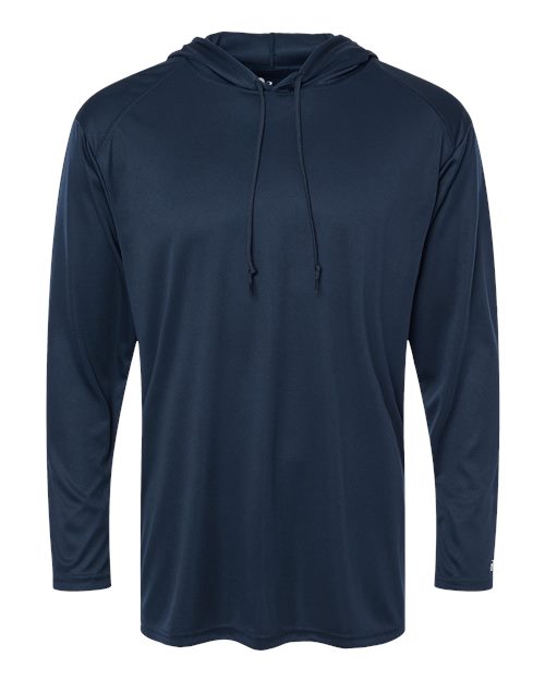 Unisex B-Core Hooded Long Sleeve T-Shirt - Navy