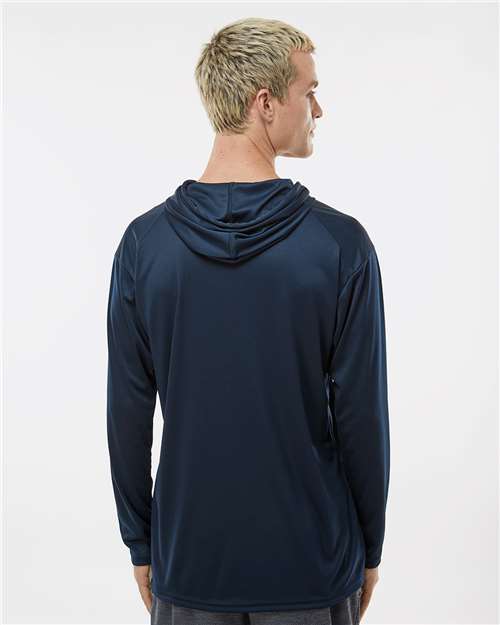 Unisex B-Core Hooded Long Sleeve T-Shirt - Navy