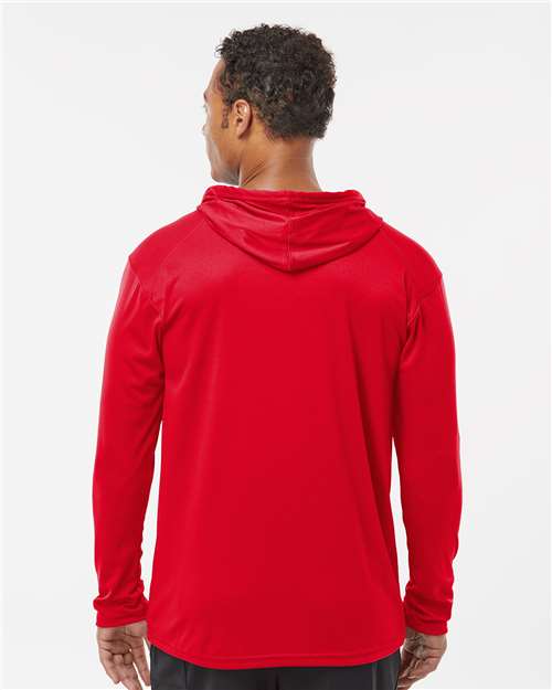 Unisex B-Core Hooded Long Sleeve T-Shirt - Red