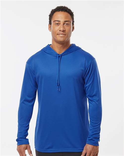 Unisex B-Core Hooded Long Sleeve T-Shirt - Royal
