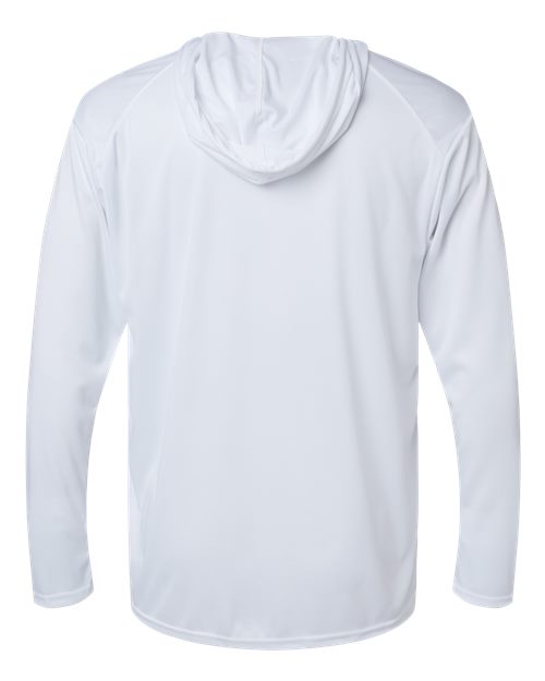 Unisex B-Core Hooded Long Sleeve T-Shirt - White