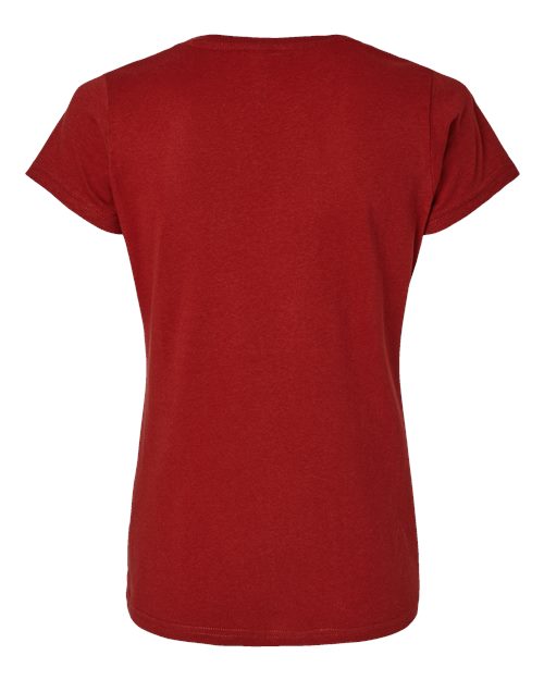 Women's Fine Jersey Tee - Garnet