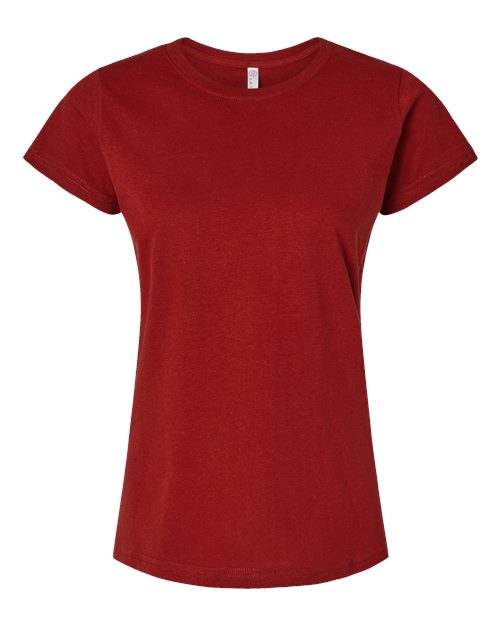 Women's Fine Jersey Tee - Garnet