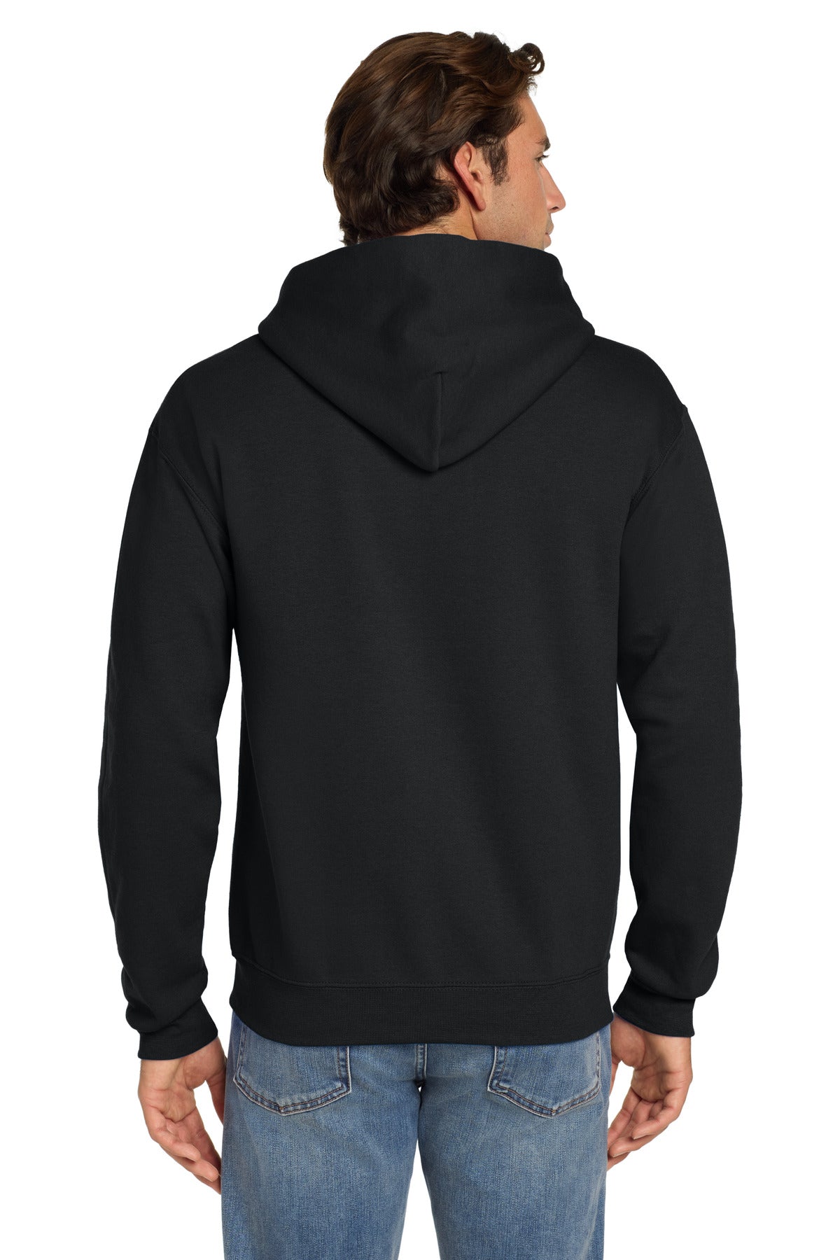 Jerzees Super Sweats NuBlend - Pullover Hooded Sweatshirt - Black