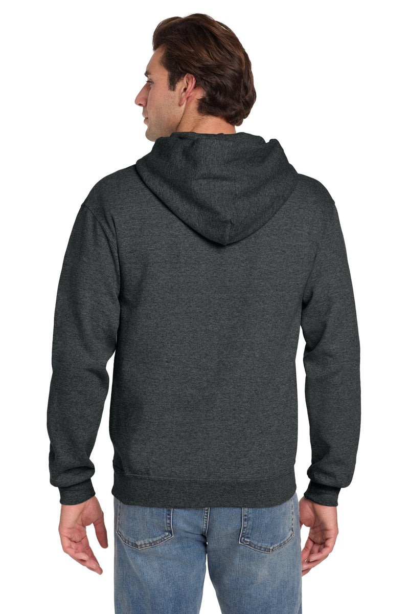 Jerzees Super Sweats NuBlend - Pullover Hooded Sweatshirt - Black Heather