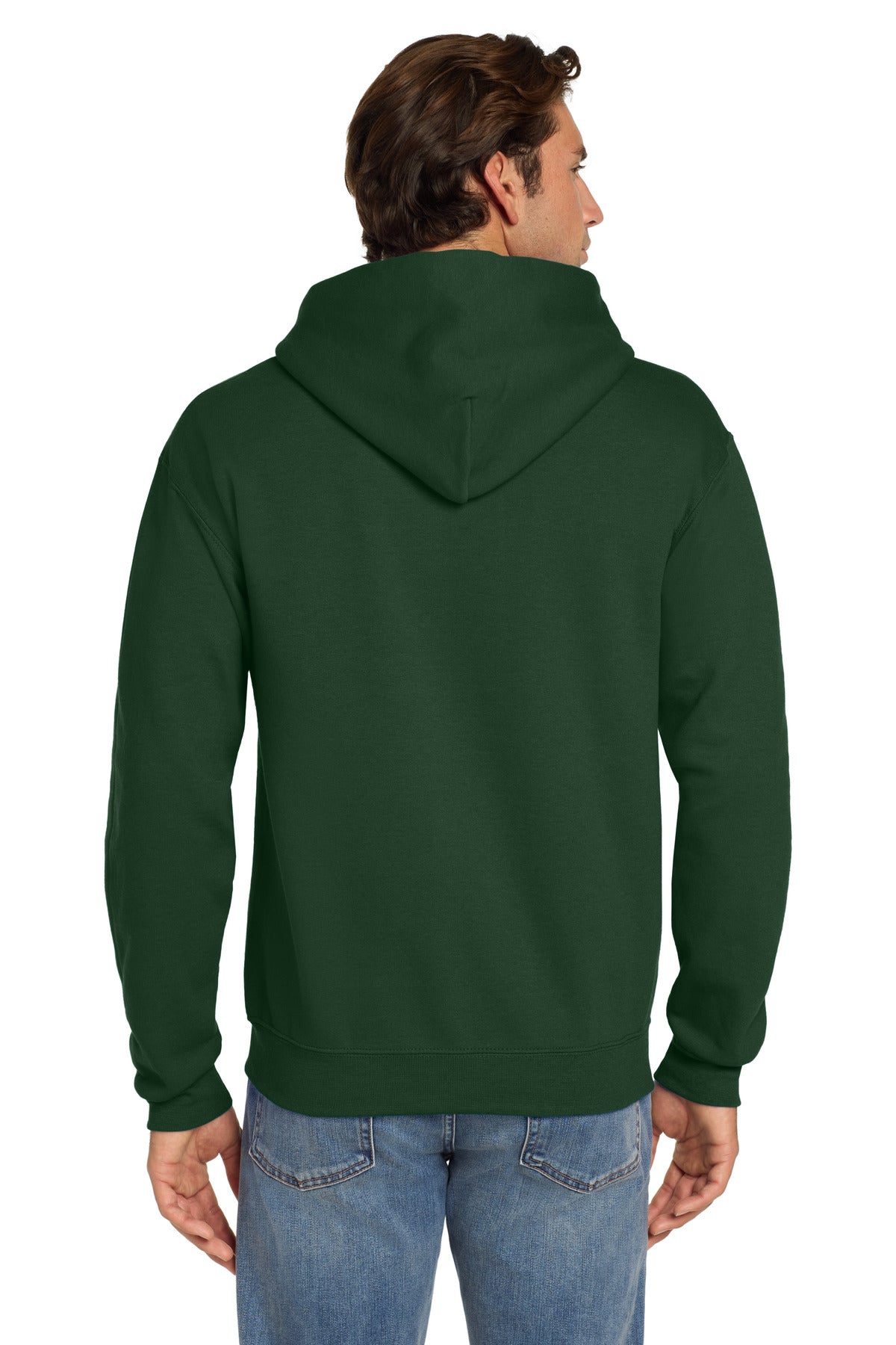 Jerzees Super Sweats NuBlend - Pullover Hooded Sweatshirt - Forest Green