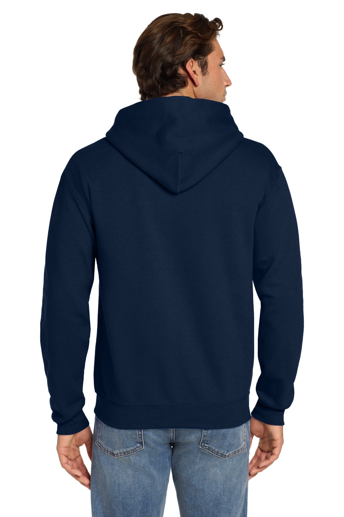 Jerzees Super Sweats NuBlend - Pullover Hooded Sweatshirt - J. Navy