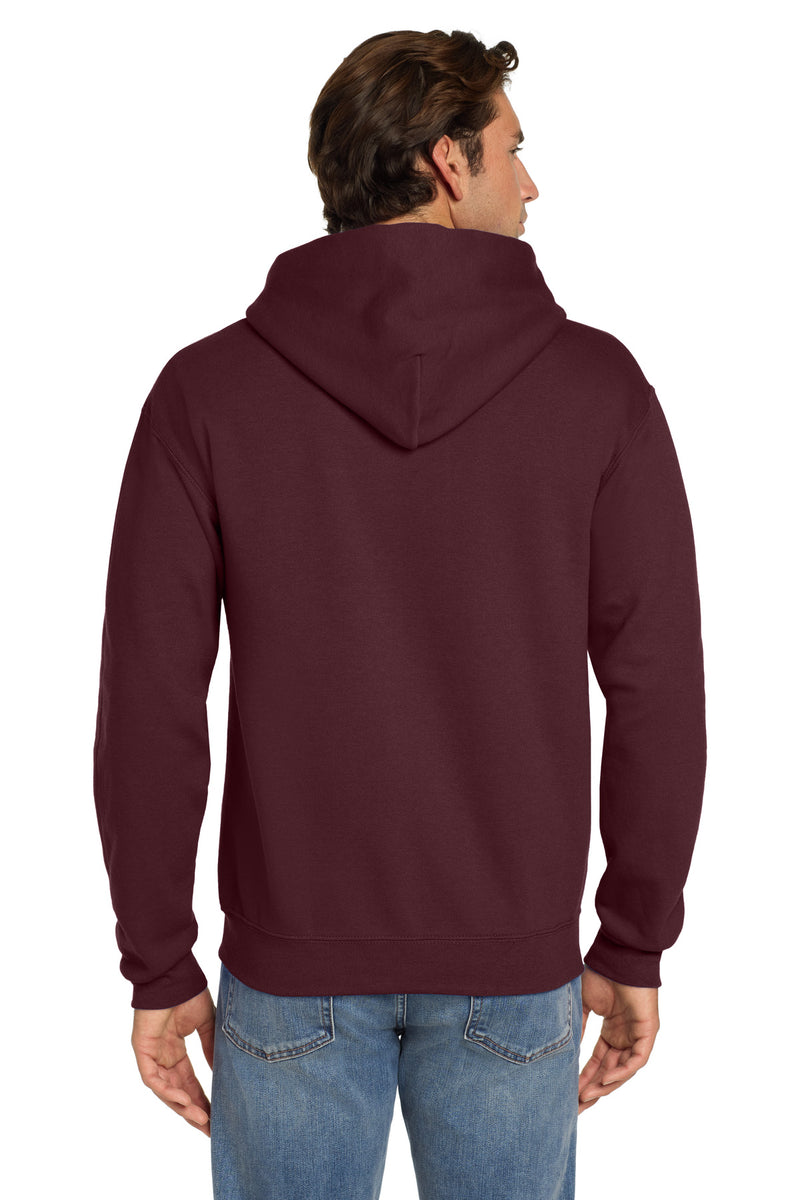 Jerzees Super Sweats NuBlend - Pullover Hooded Sweatshirt - Maroon