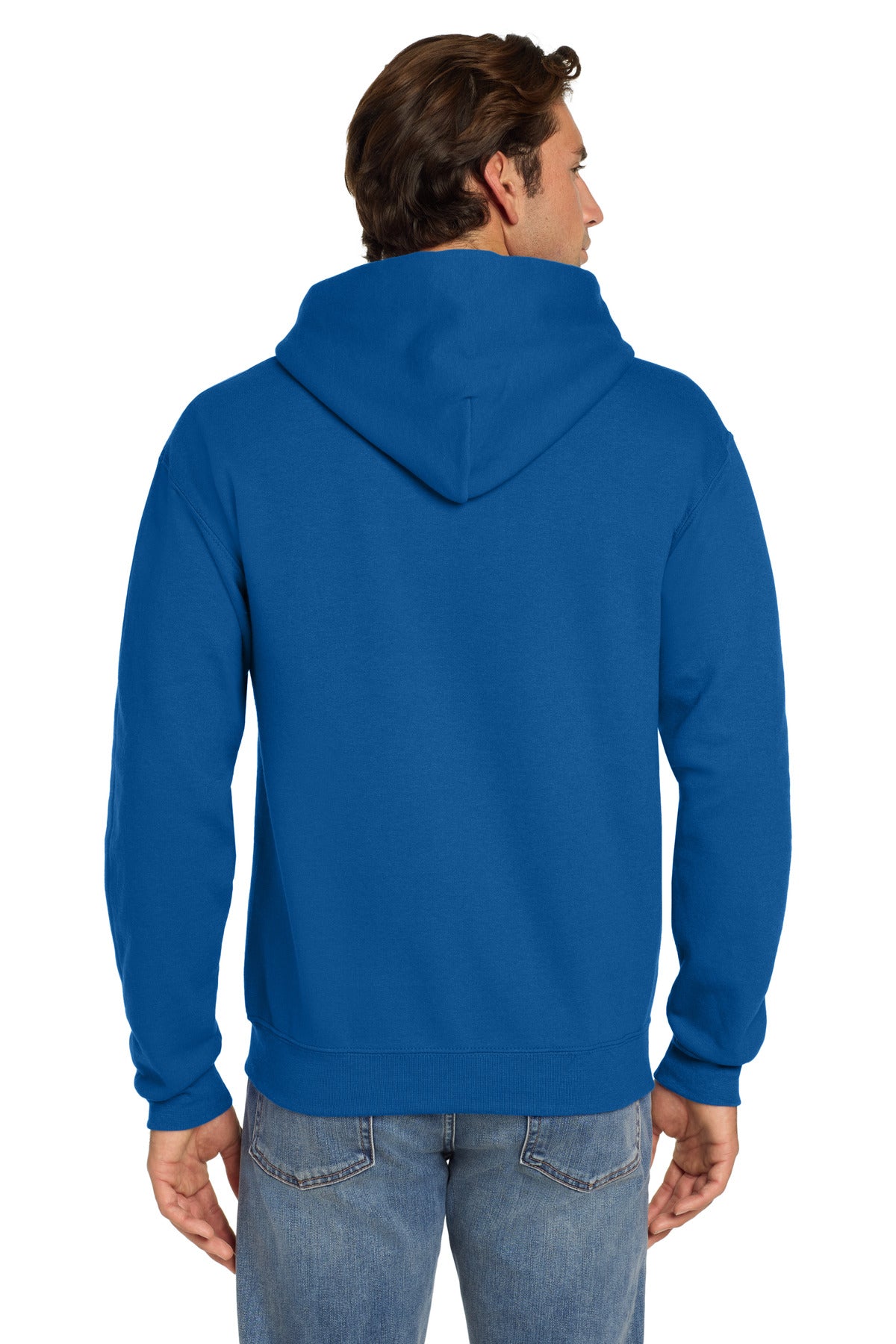 Jerzees Super Sweats NuBlend - Pullover Hooded Sweatshirt - Royal