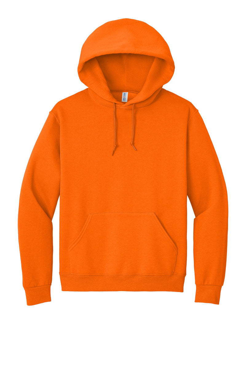 Jerzees Super Sweats NuBlend - Pullover Hooded Sweatshirt - Safety Orange